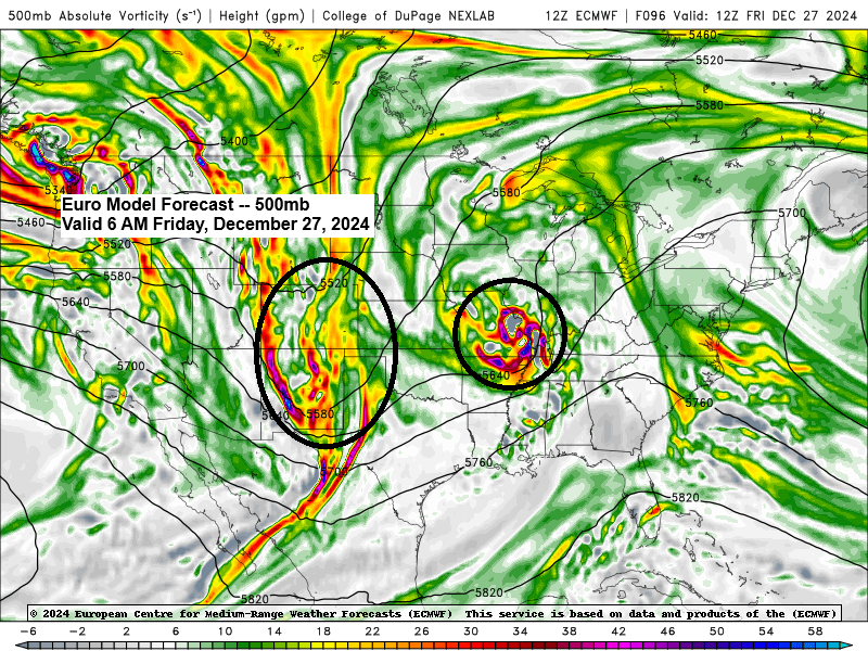 Above normal temperatures are expected into early next week; areas of fog; rain chances later in the week.