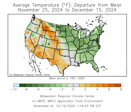Northland Weather Report: December 2024 Temperature Trends