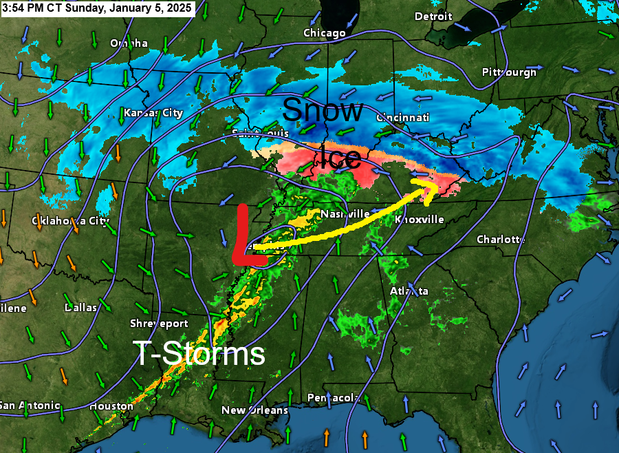 Winter Storm continues in parts of the Midwest to the Mid-Atlantic; Some light snow possible in the Northland later this week