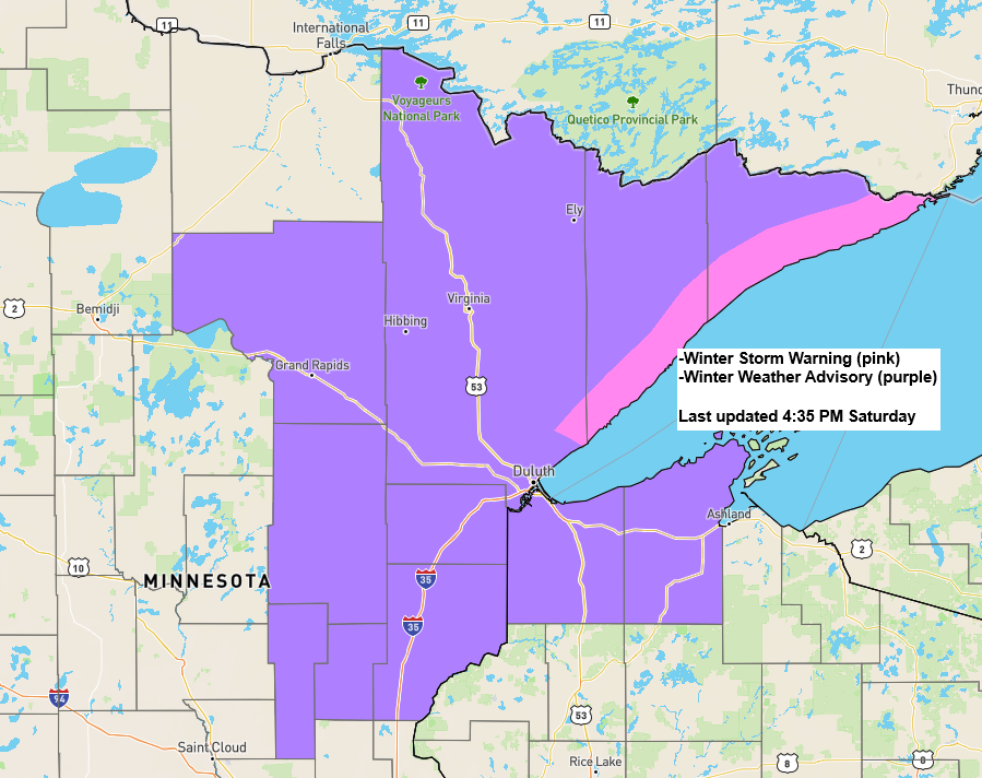 Snow and areas of blowing snow will continue tonight, with a few more chances of snow next week.