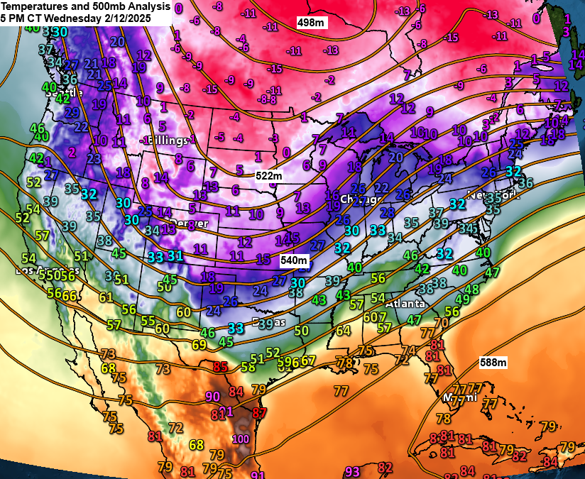 More Arctic Air Ahead; Snow chances later in the week