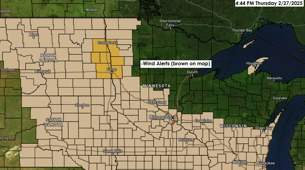 Strong Winds Expected Across the Northland