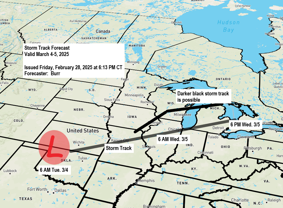 Update on the system for March 4-5