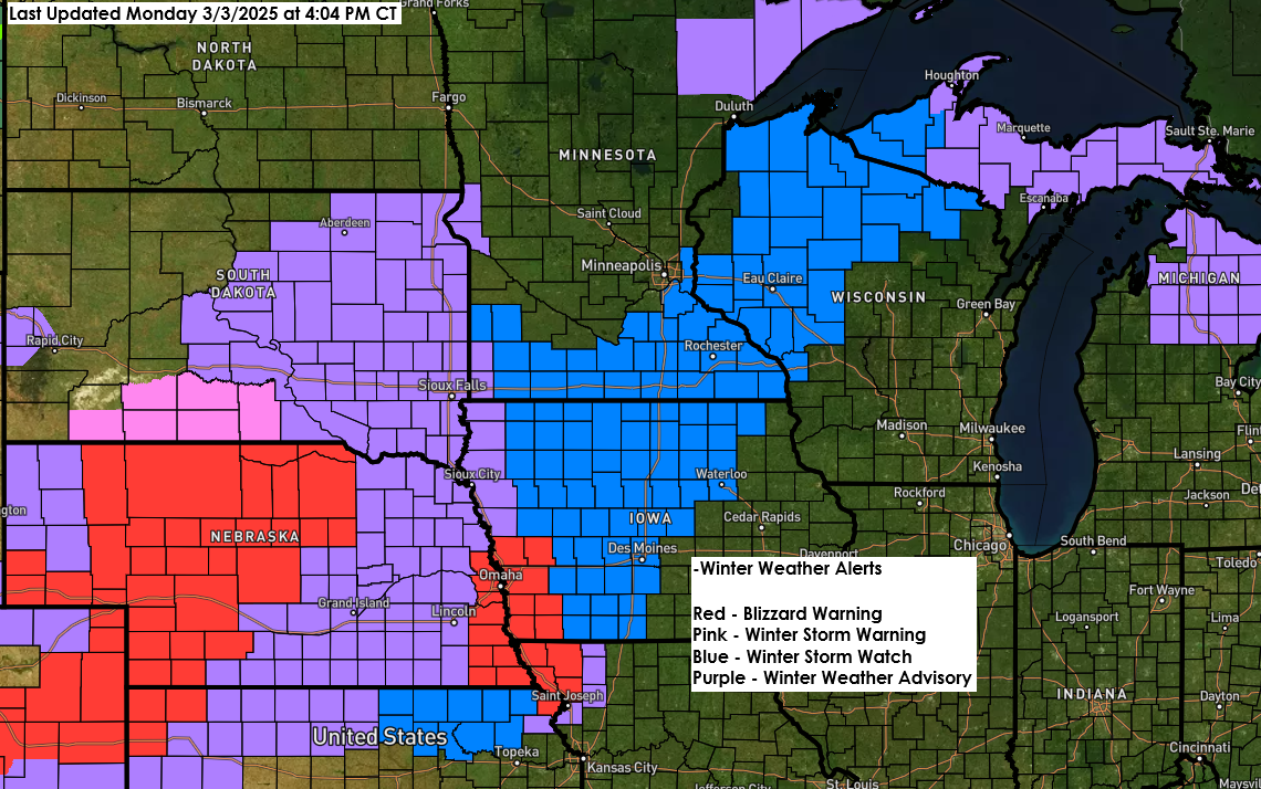 Rain, Snow, Sleet, patchy Freezing Rain and Wind on the way