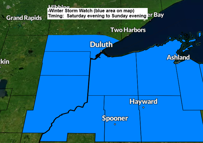 Next system arrives Saturday evening