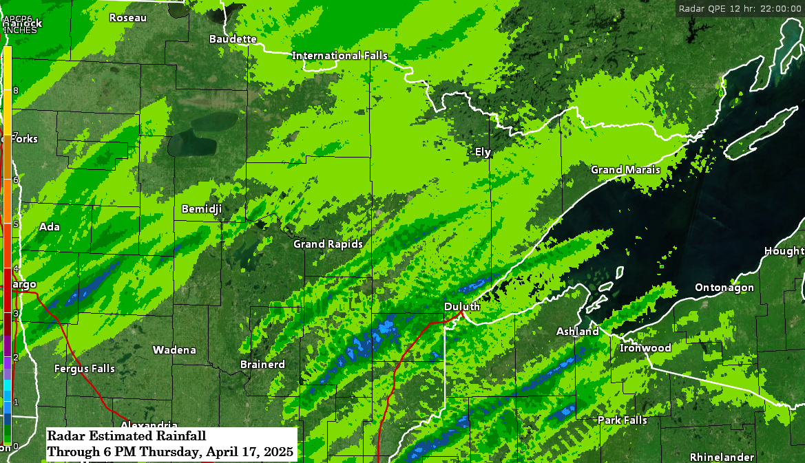 Local Storm Highlights: Hail and Rainfall Reports from April 17