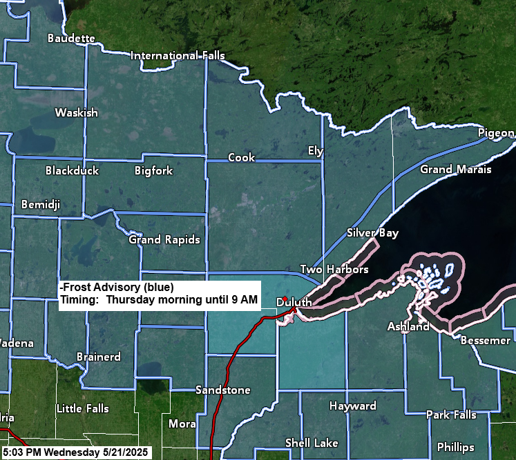 Spring Temperatures in the Northland: Trends and Forecast
