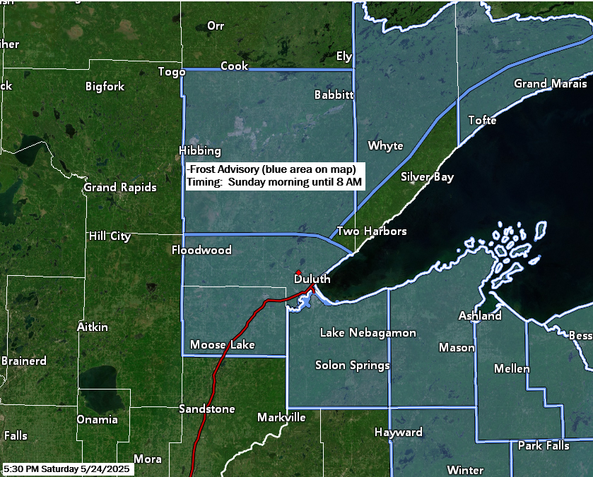 Hibbing, MN Breaks Low Temperature Record: May 24, 2025