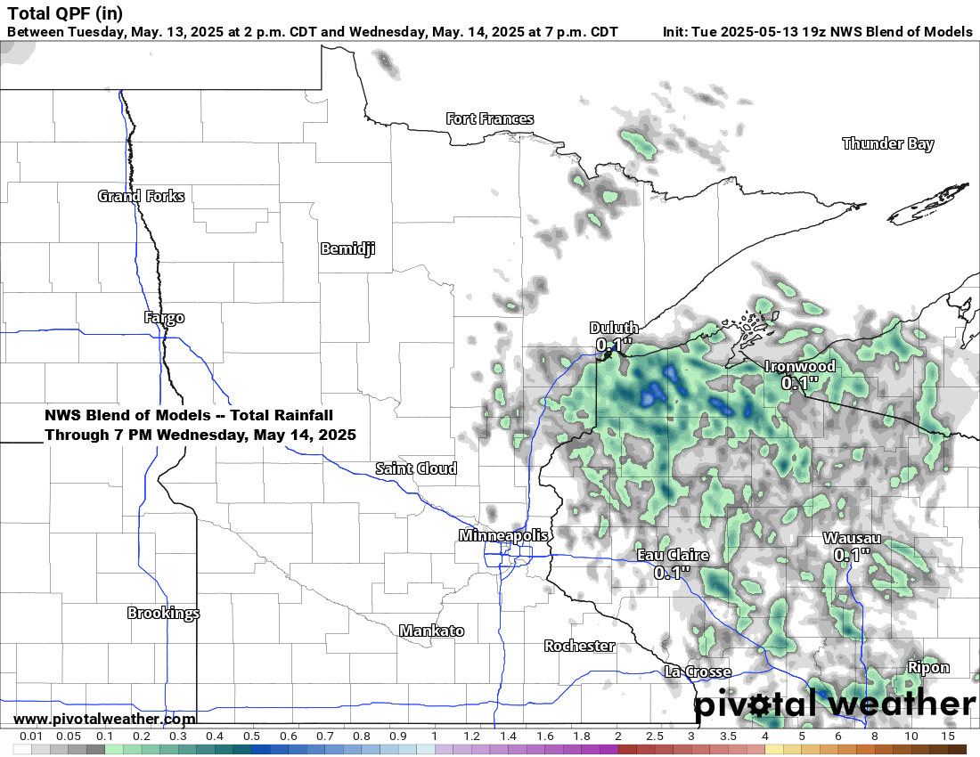 Northland Weather Update: Showers and Storms Ahead