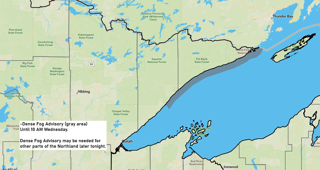 Expect Foggy Conditions Around Lake Superior This Week