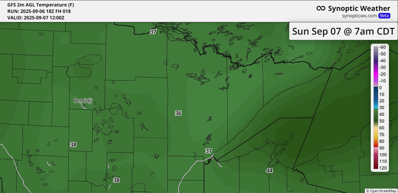 Potential Record Lows: Frost Conditions for September 7