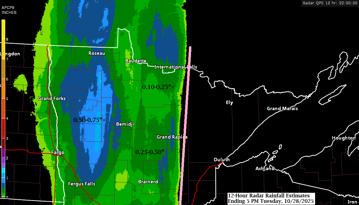 Northland Weather Update: Rainfall and Anomalies in October 2025