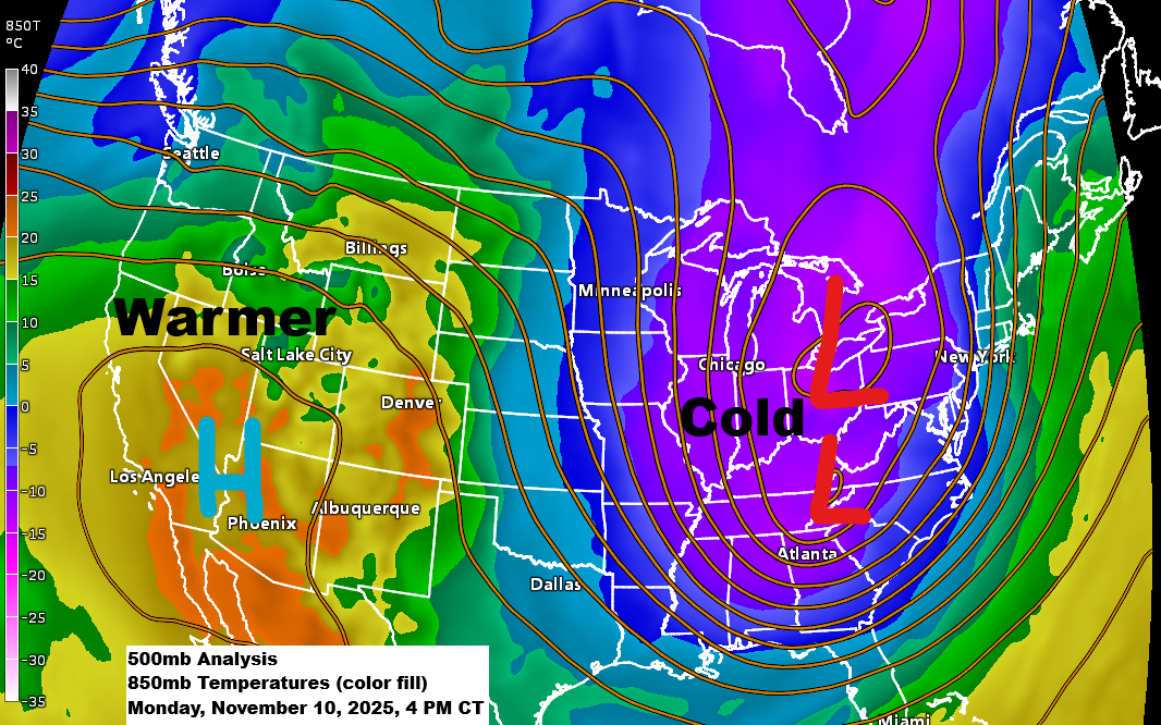 It’ll be slightly warmer with a bit of a breeze over the next few days.