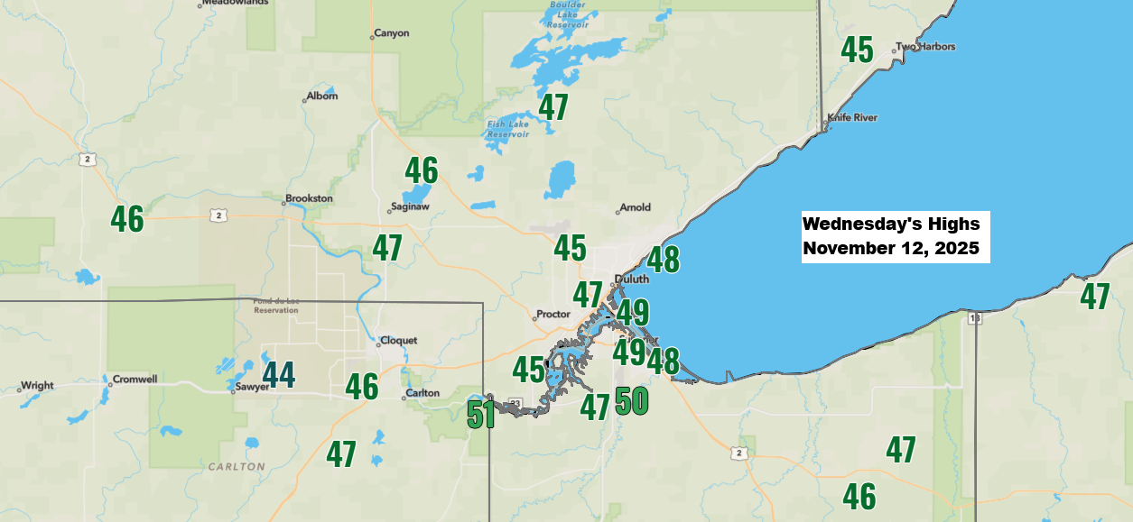 Upcoming Northland Weather: Mild Temps, Little Precipitation