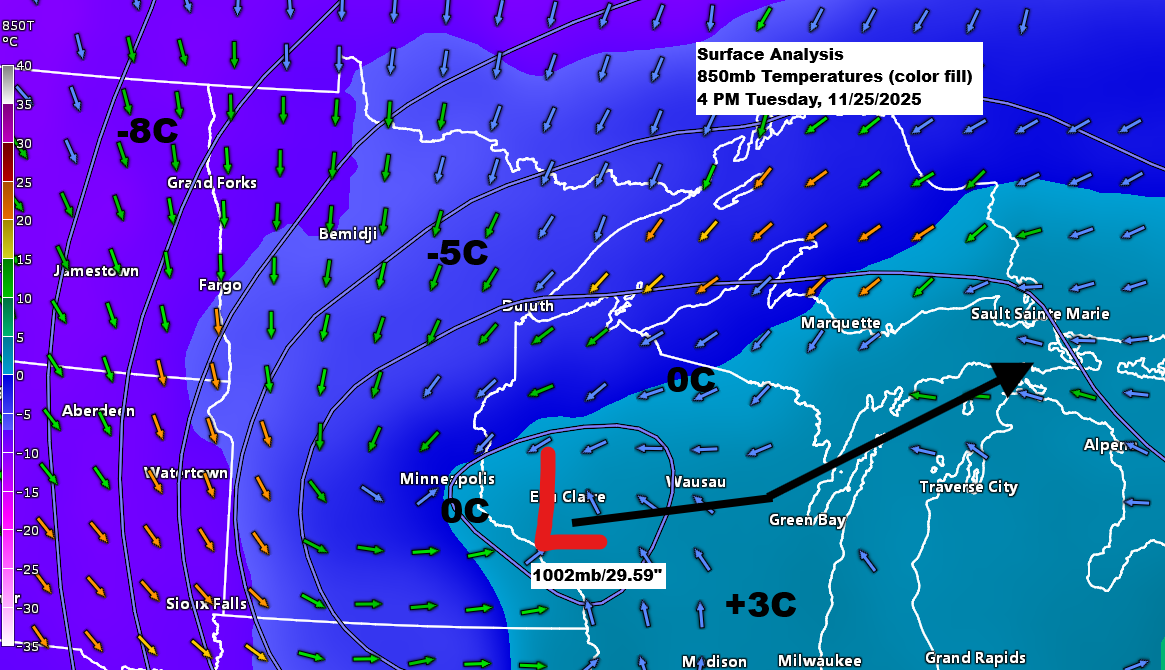 5 PM Weather Update – Updated Snowfall Forecast