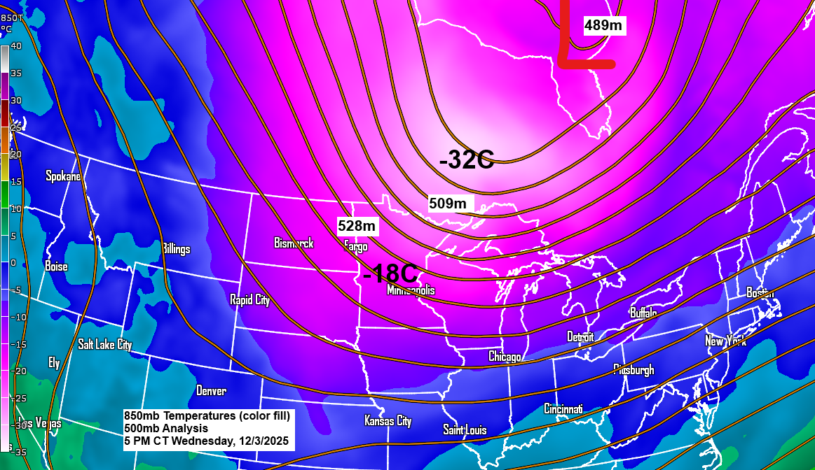 Chilly and energetic pattern