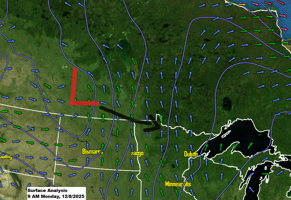 9 a.m. Weather Update for December 8, 2025