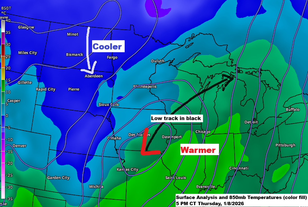 A strong system will pass to our east tonight, while temperatures trend slightly cooler over the next few days.