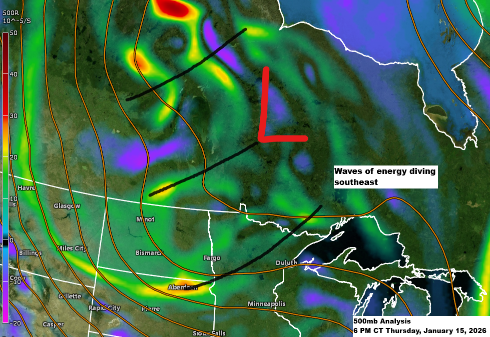 Snow showers are expected from tonight through Friday, with strong winds and bitterly cold conditions set for Sunday and Monday.