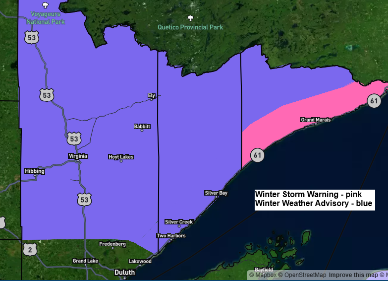 Clipper System to Bring Snow to the Northland Late Tonight into Tuesday