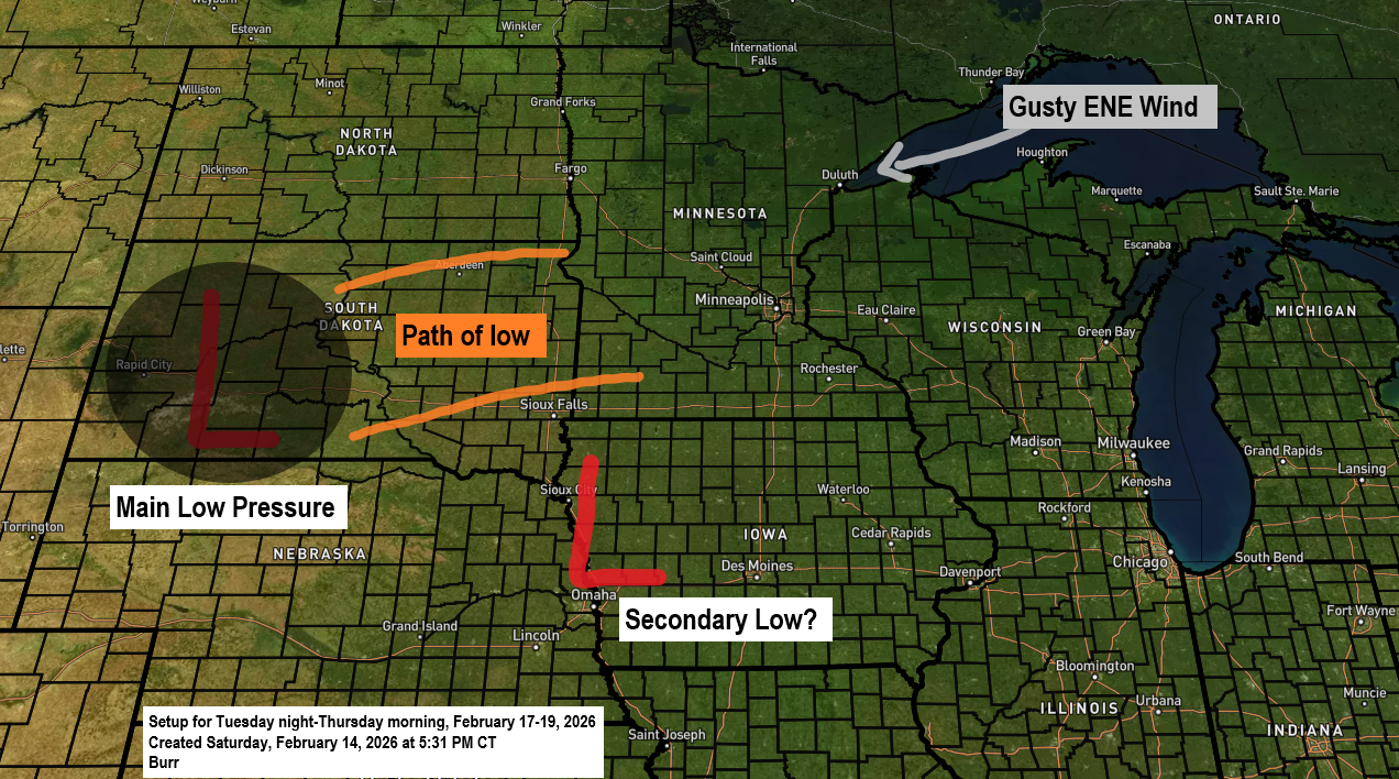 Potential Midweek Winter Storm for the Northland