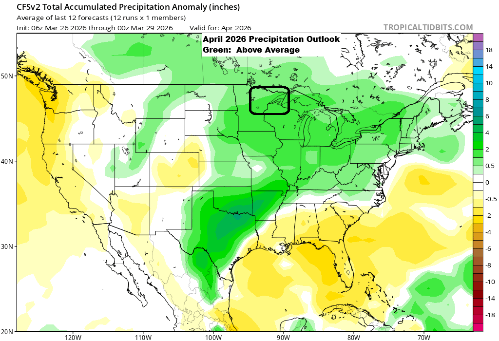 April Snowfall Patterns in Duluth, Minnesota
