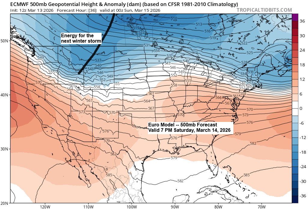 Another winter storm is on the way this weekend, with the heaviest snowfall expected mostly south of the Northland.