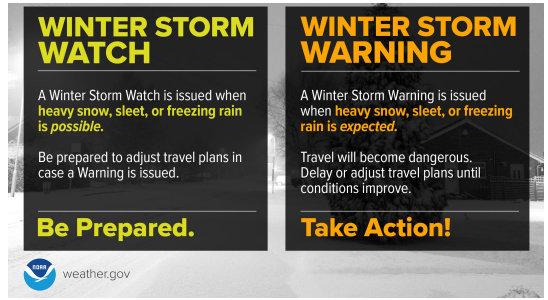 A winter storm watch is in effect for Thursday, with snow and ice expected to hit northeast Minnesota and northwest Wisconsin.