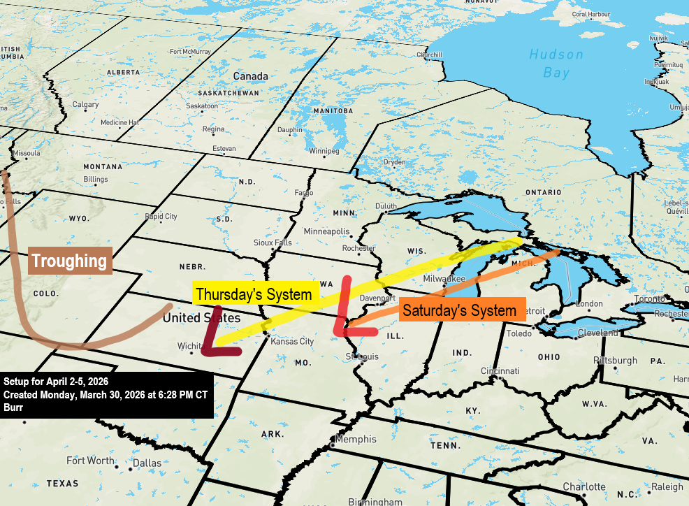 Possible snow and ice later this week and into the weekend