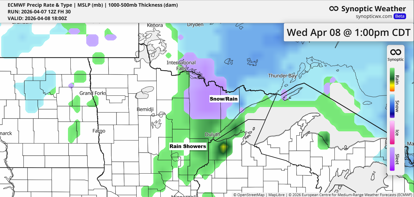 Wednesday Brings Precipitation; Weekend Brings Thunderstorms