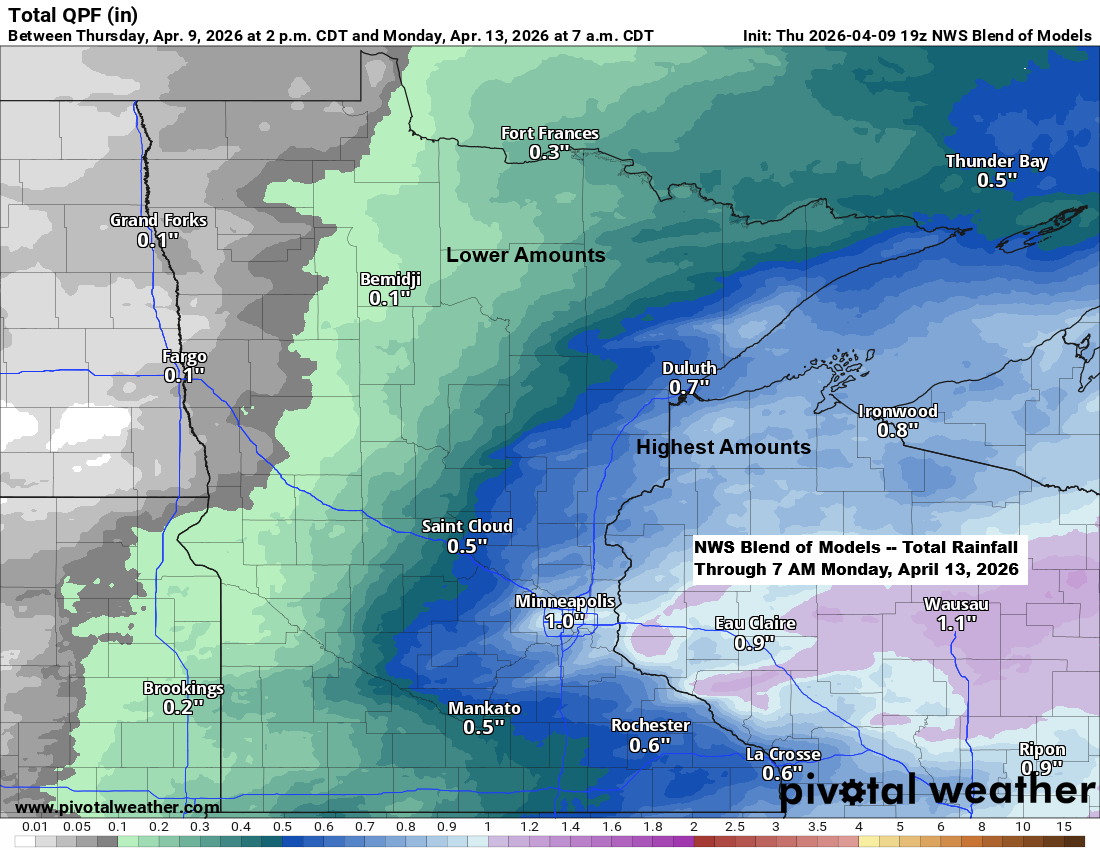 Expect some rain and thunderstorms this weekend.