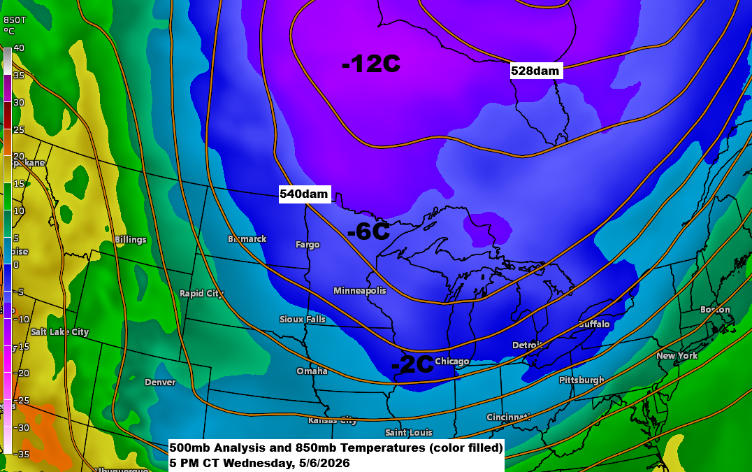 Spring Chill Lingers: Northland Stays 15–20° Below Average Today