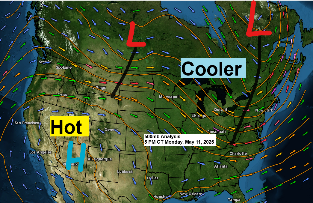 May 11 Weather Update: New Record Lows, Light Rain Chances, and a Wetter Trend