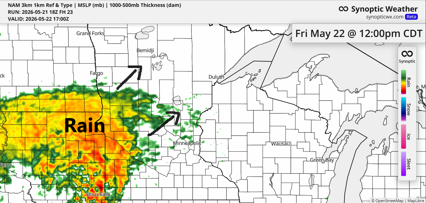 Frosty Start, Friday Night Showers, Then 70s–80s Return (cooler near the lake)