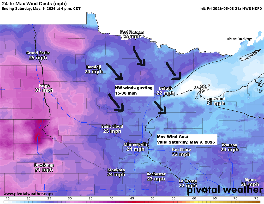 Record Lows This Morning & Breezy Weekend Ahead in the Northland