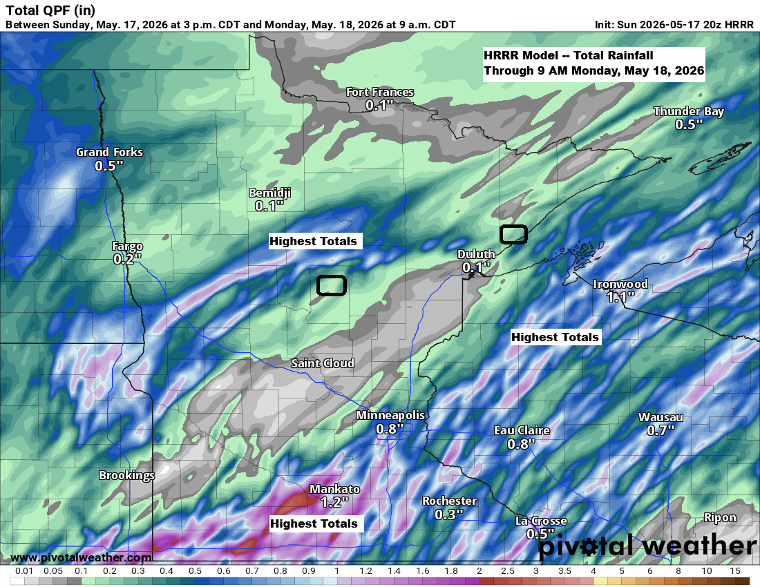 Not as Much Rain as Forecast: Updated Look at the Flanders & Stewart Trail Fires