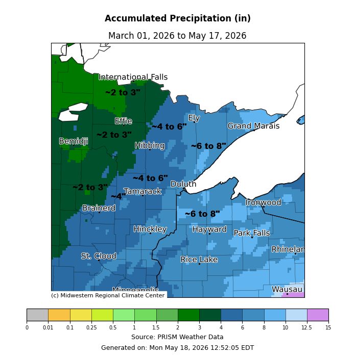 A Rollercoaster Spring: Northland Precipitation and May’s Growing Deficit