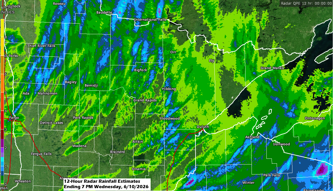 Thunderstorms will wrap up by late this evening, but showers might make a comeback on Thursday.