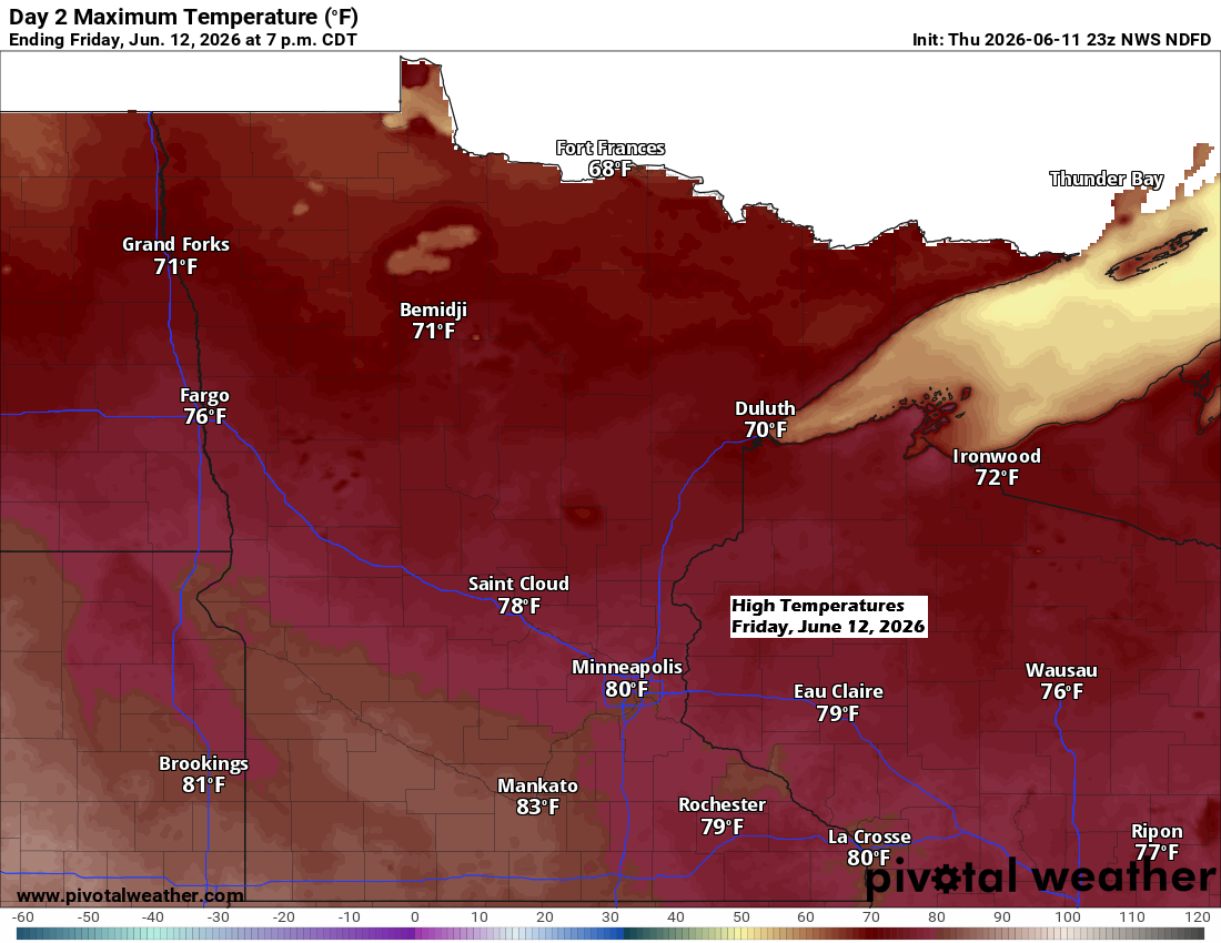 Cooler Weather Ahead for the Northland: Forecast Insights