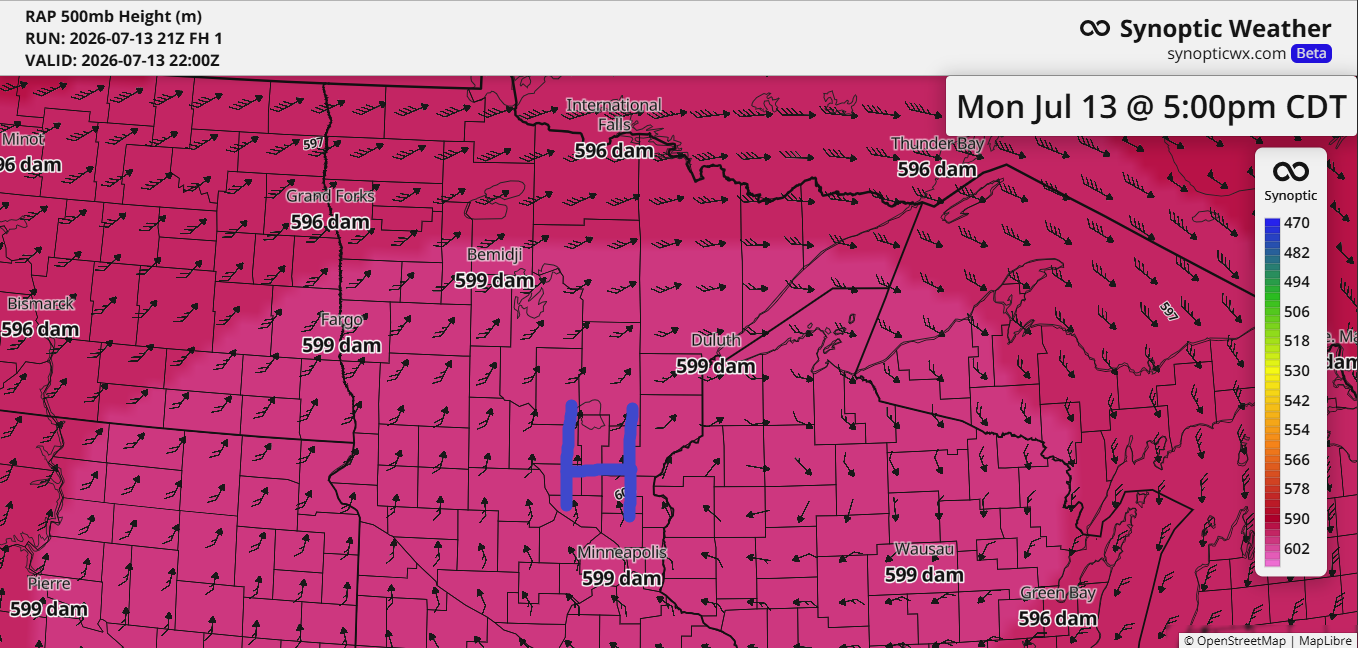 Northland Heat Wave, BWCA Fire Growth and Smoke Risk This Week