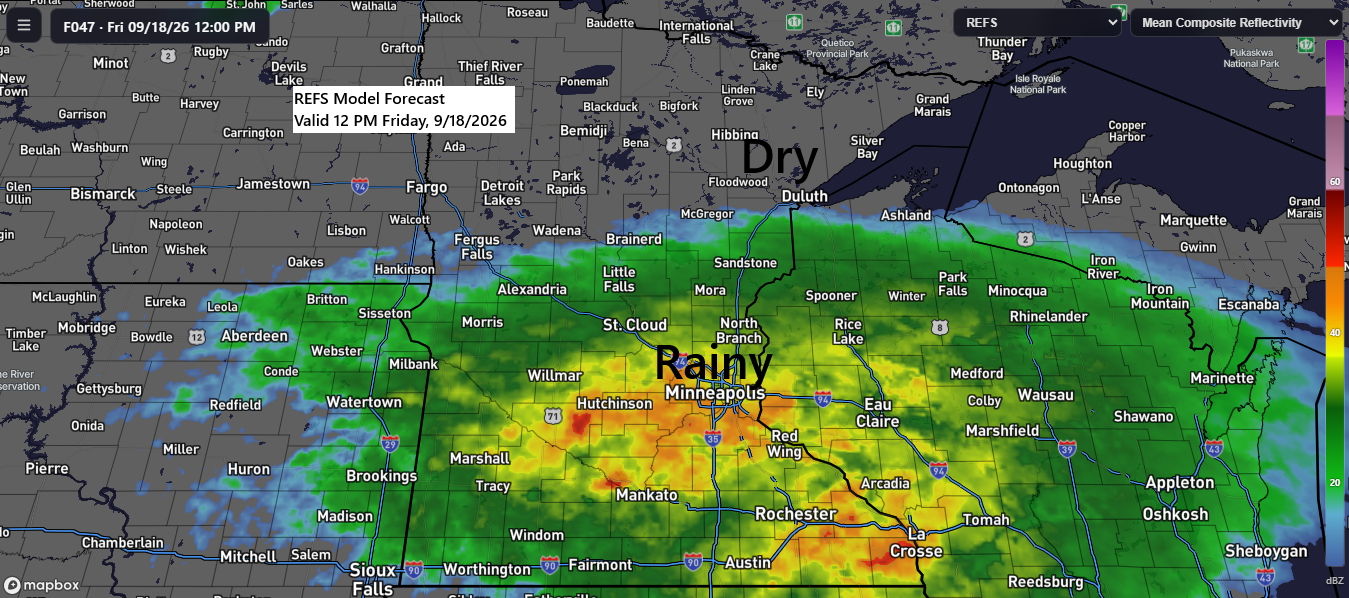 Light Showers Tonight: Northland on the Northern Edge of Friday’s Rainfall with Lake‑Effect Drips and Drizzles Along the Shoreline