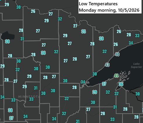 🌡️ Freeze for Some, Not All: Lake Superior Keeps Shoreline Areas Milder
