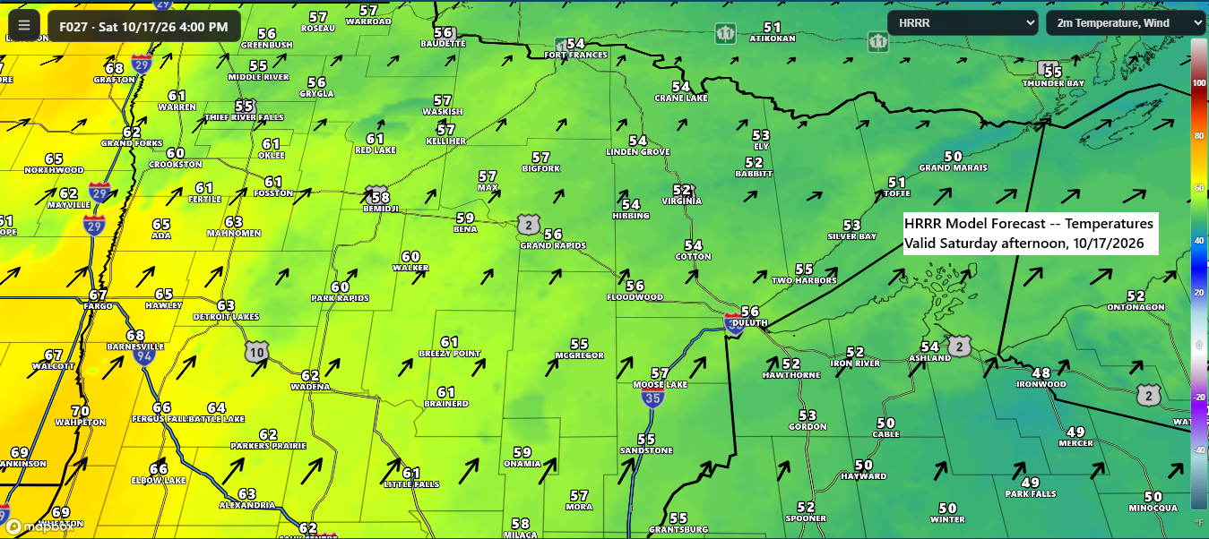 Duluth on Track for a Snow-Free October as Mild Fall Pattern Continues